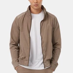 Tentree Nylon Track Jacket Sustainable Packable Hooded Men's Size Large
